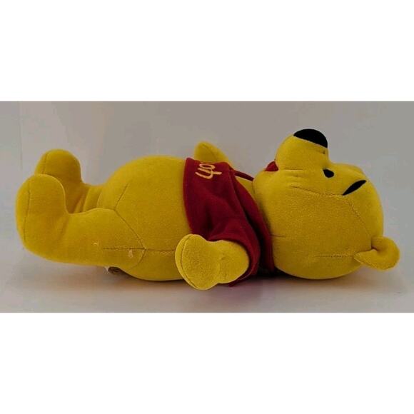 Vth MATTEL Walt Disney Winnie the Pooh Plush Stuffed Bear 11” W/ 3" Mini Pooh - Picture 3 of 12